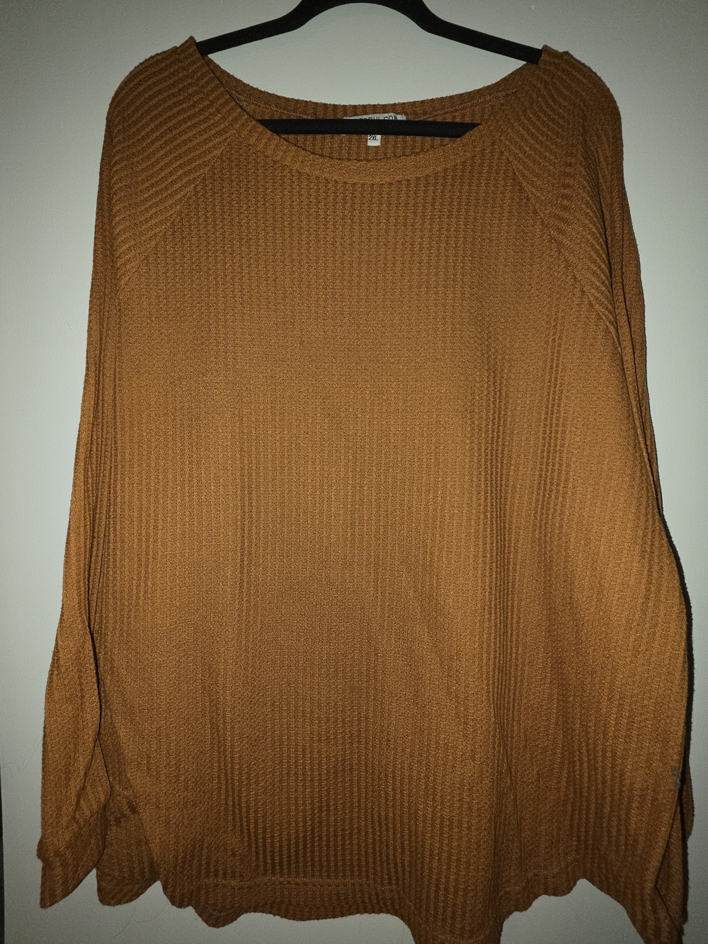 Women's Casual Crewneck Sweater - Rust Brown